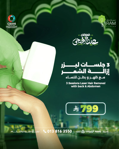3 Sessions Laser Hair Removal with back & Abdomen for Women